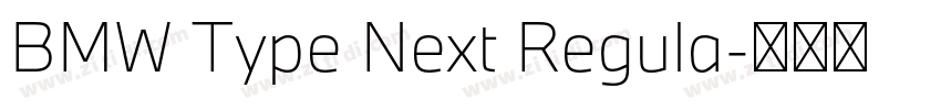 BMW Type Next Regula字体转换 BMW Type Next Regula字体转换